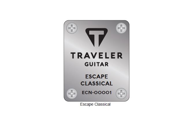 Chitară electro-clasică Traveler Guitar - Escape Classical (Cedar Top)