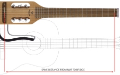 Chitară electro-clasică  Traveler Guitar  - Ultra-Light Nylon - Mahogany