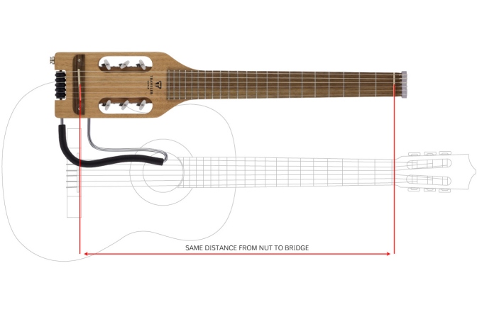 Chitară electro-clasică  Traveler Guitar  - Ultra-Light Nylon - Mahogany