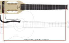 Chitară electro-clasică Traveler Guitar  - Ultra-Light Nylon - Maple
