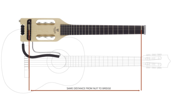 Chitară electro-clasică Traveler Guitar  - Ultra-Light Nylon - Maple
