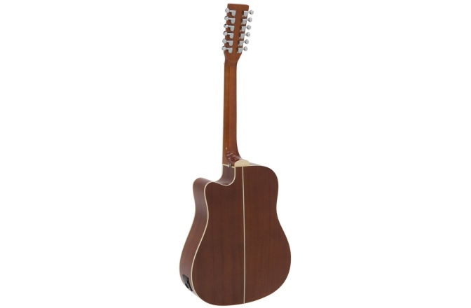Chitara electroacustica 12 corzi Dimavery DR-612 Western guitar 12-string, Nature