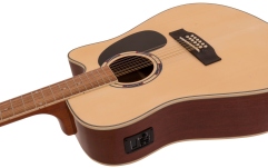 Chitara electroacustica 12 corzi Dimavery DR-612 Western guitar 12-string, Nature