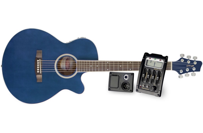 Chitara electroacustica Stagg SW206CETU-TB