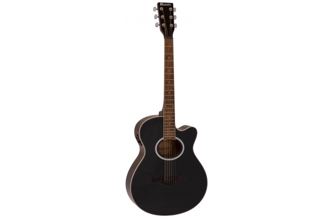 Chitară western cu cutaway Dimavery AW-400 Western guitar, black