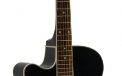 Chitară western cu cutaway pentru mâna stângă Dimavery AW-400 Western guitar LH, black