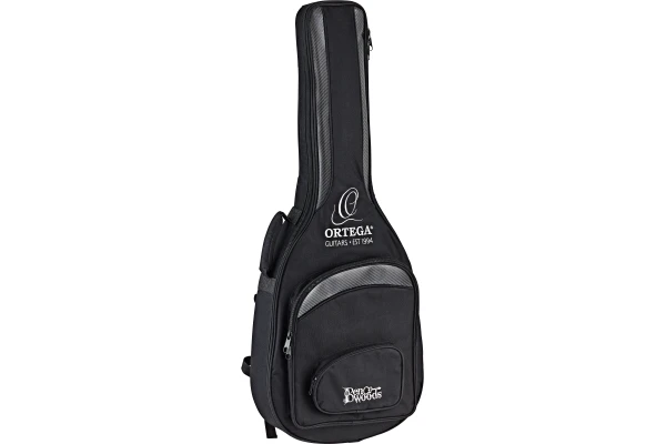 Ortega Ben Woods Signature Guitar Reversed Headstock Nylon 6 String + Ben Woods Gigbag - Fishman Clasica Blend System with XLR Output — 2