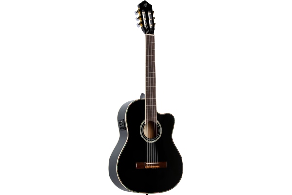 Ortega Classical Guitar Family Series Pro 4/4 inclusive Gigbag - BK - Black