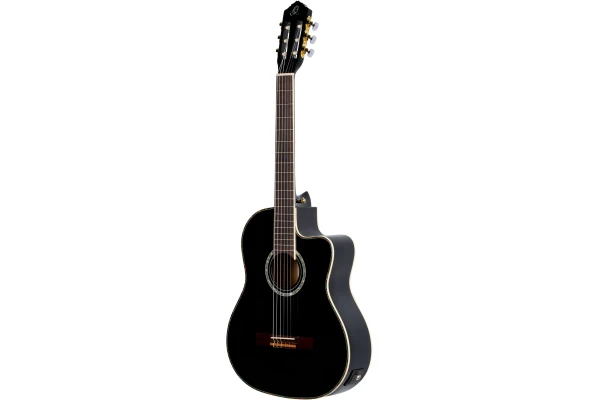 Ortega Classical Guitar Family Series Pro 4/4 inclusive Gigbag - BK - Black — 3