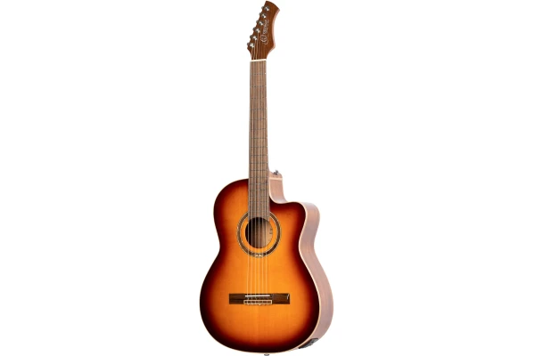 Ortega Performer Series Concert Guitar 4/4 Slim Neck - Spruce Top + Preamp + Bag — 3