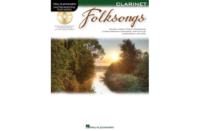 No brand Clarinet Play-Along: Folksongs