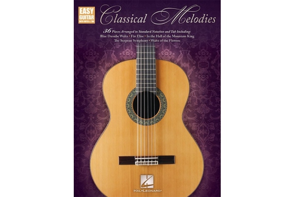 Classical Melodies: Easy Guitar With Notes & Tab