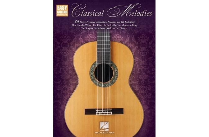 No brand Classical Melodies: Easy Guitar With Notes & Tab