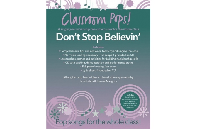 No brand Classroom Pops! Dont Stop Believin
