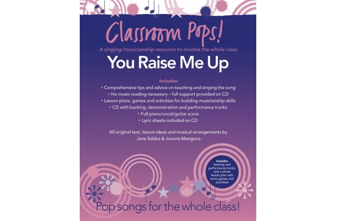 No brand Classroom Pops! You Raise Me Up
