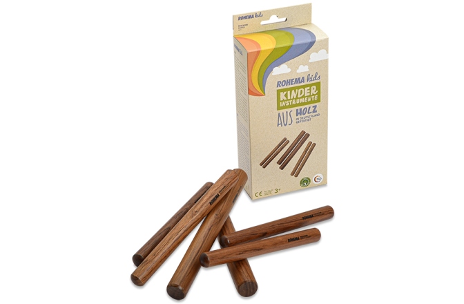 Claves din lemn Rohema  Rosewood Claves Set 