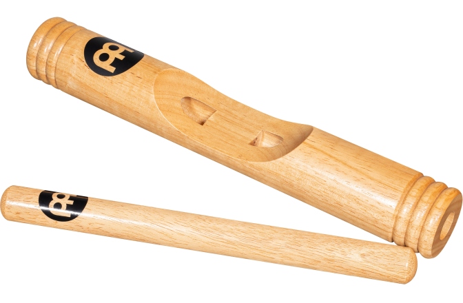 Claves  Meinl Hand Percussion Wood Claves African - Hollowed Out Hardwood