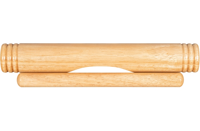 Claves  Meinl Hand Percussion Wood Claves African - Hollowed Out Hardwood