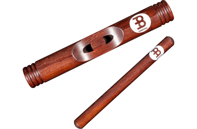 Claves  Meinl Hand Percussion Wood Claves African - Hollowed Out Select Hardwood