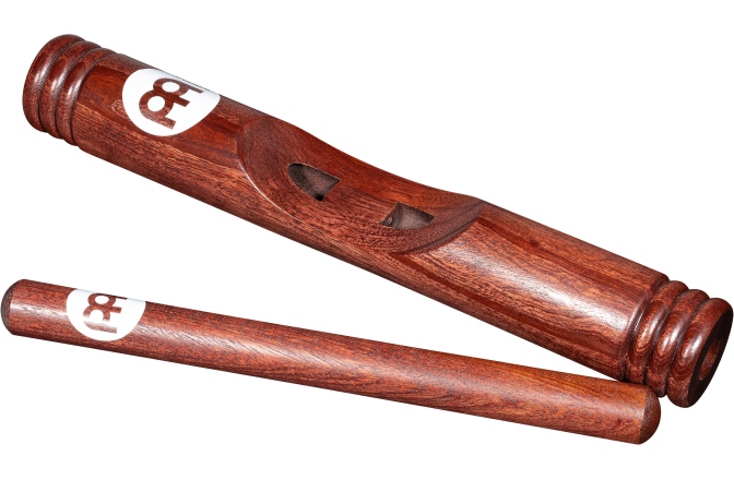 Claves  Meinl Hand Percussion Wood Claves African - Hollowed Out Select Hardwood