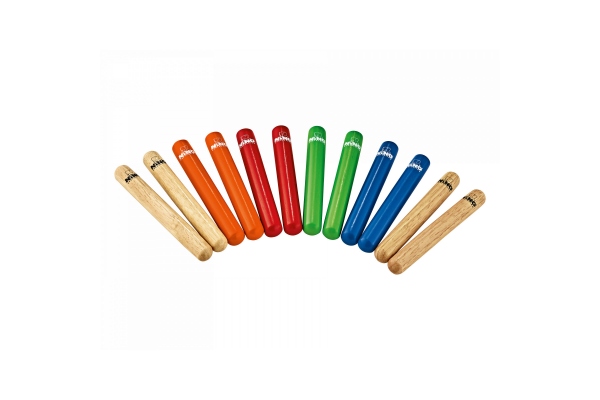 Claves - Multi-colored - 6 Pairs