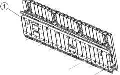 Claviatura acordeon FR8X Roland Keyboard Assy 41 Keys FR8X