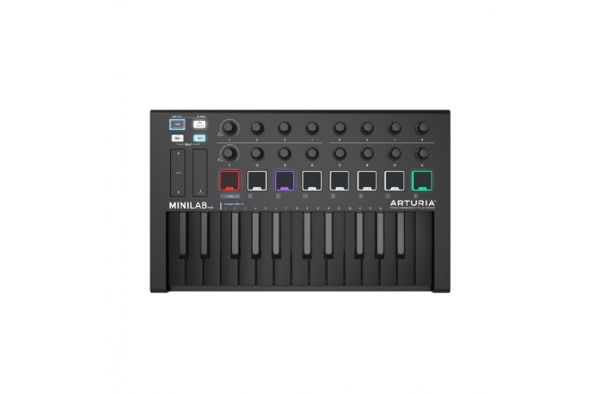 Claviatura / Controler MIDI USB Arturia MiniLab MkII Deep Black