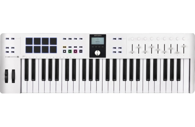 Claviatură MIDI Arturia KeyLab Essential 49 mk3 White