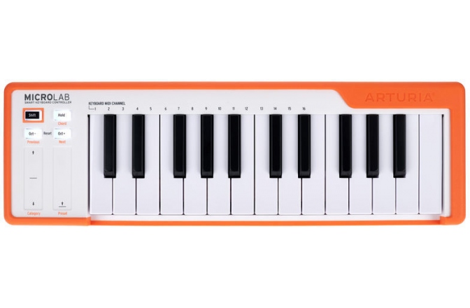 Claviatura MIDI Arturia MicroLab Orange