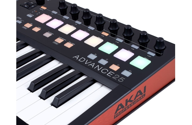 Claviatura MIDI cu 25 de clape Akai Advance 25