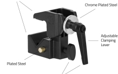 Clemă de prindere  Adam Hall SUPER CLAMP MK2 SET 1