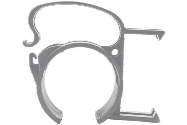 Mounting clamp silver 4x Mounting clamp silver 4x
