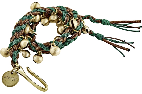 Ajuch Bells Small - Brown & Turquoise Ajuch Bells Small - Brown & Turquoise
