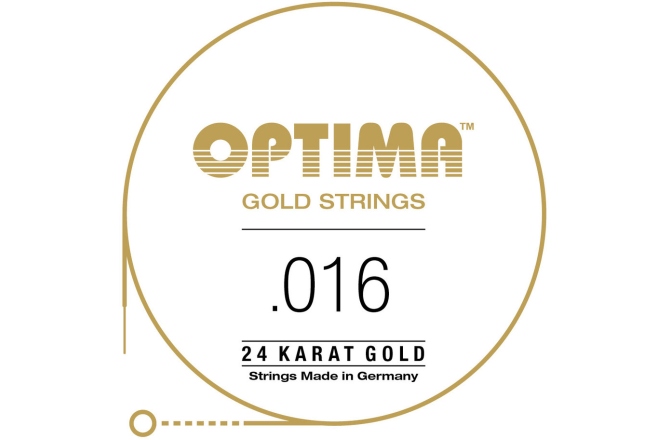 Coardă chitară acustică Optima Coardă chitara acustica Gold strings H/B2 .016