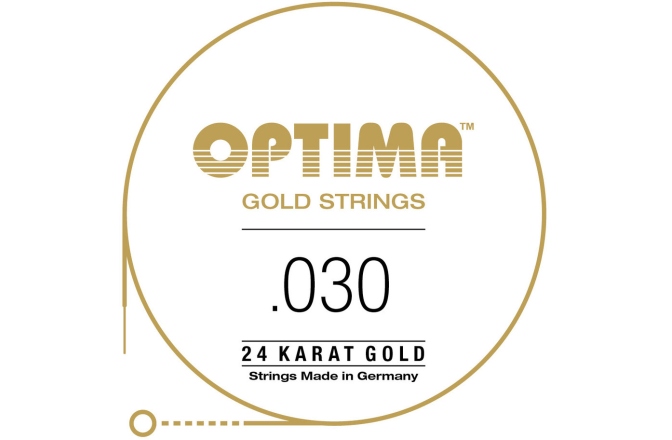 Coardă chitară acustică Optima Gold strings D4 .030w