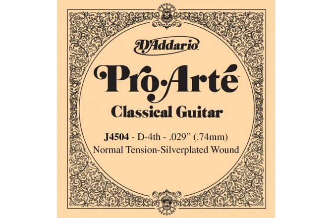 Coarda chitara clasica Daddario Pro-Arte J4504 D (Re)