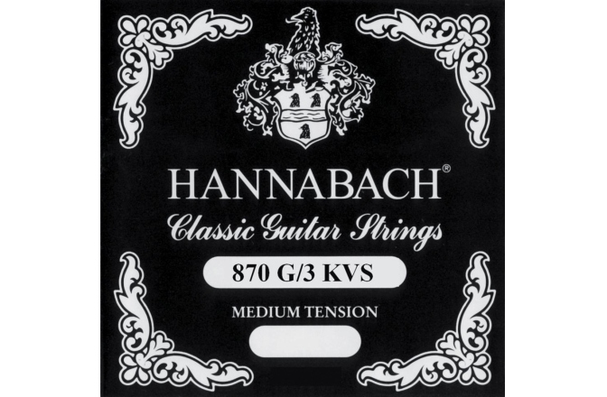 Coardă chitară clasică Hannabach MT Nylon wound G3 ALU