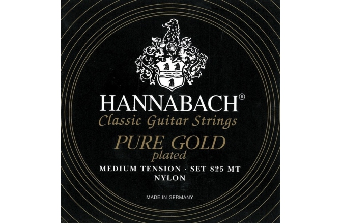 Coardă chitară clasică Hannabach Serie 825 MT Placare cu aur E6w