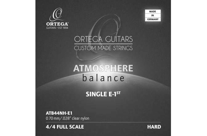 Coardă chitară clasică Ortega ABS Nylon String - High Tension Clear Nylon 0.28
