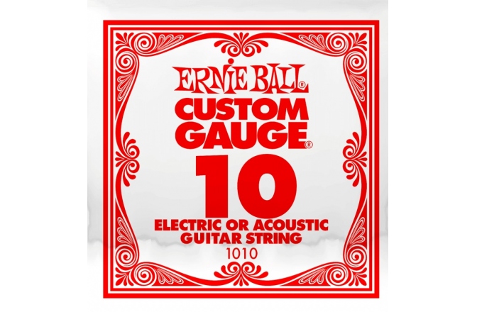 Coarda chitara electrica/acustica Ernie Ball Plain Steel 1010
