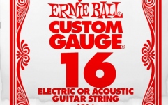 Coarda chitară electrică/acustică Ernie Ball Plain steel 1016