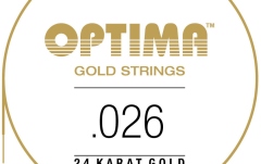 Coardă chitară electrică Optima Gold strings round wound D4 .026w