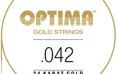 Coardă chitară electrică Optima Gold strings round wound E6 . 042w