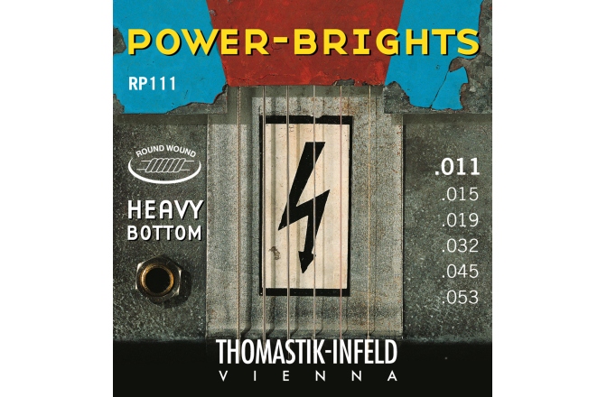 Coardă chitară electrică Thomastik Power Brights Series RP111
