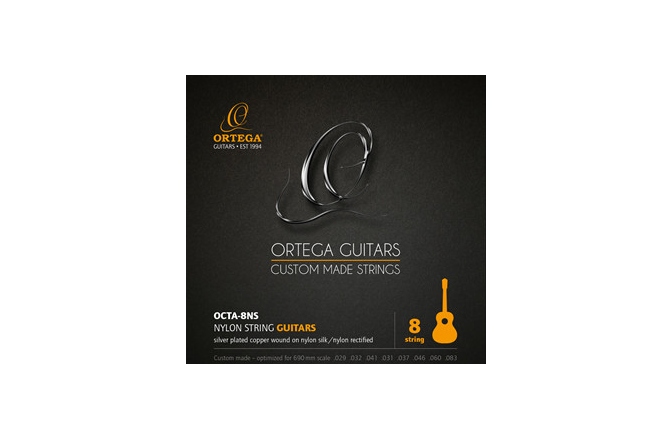 Coardă chitară Ortega String Set 8-String Nylon Silver-plated Copper Wound - Single String 031