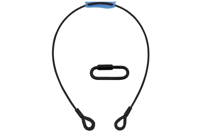 Coardă de siguranță Eurolite Safety Bond B 6x1000mm up to 35kg bk