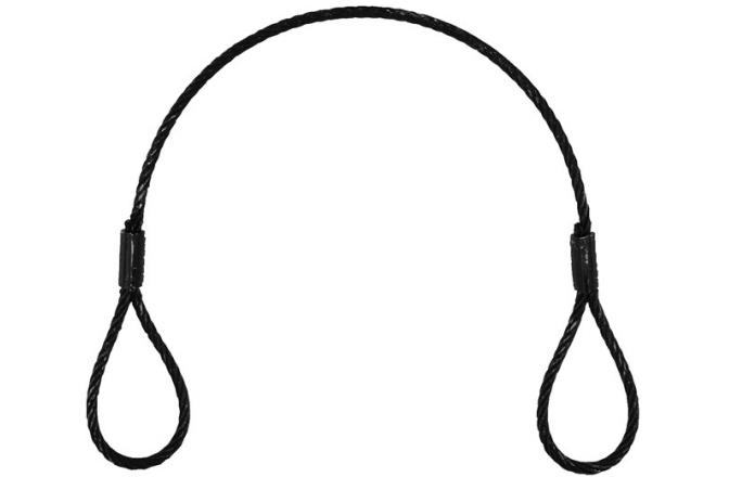 Coardă de siguranță Eurolite Steel Rope (SC) 400x4mm black