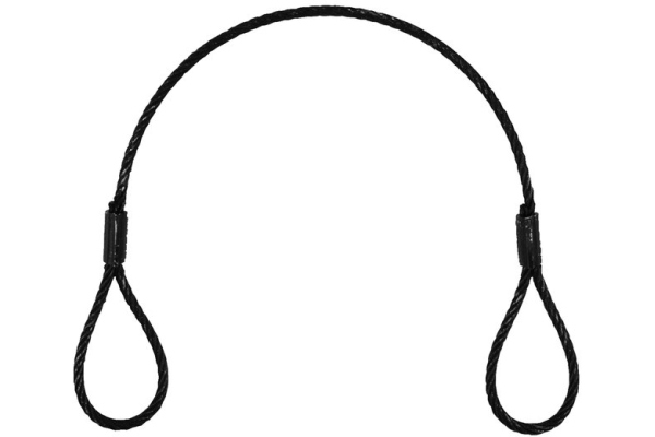 Steel Rope (SC) 400x4mm black without quick link