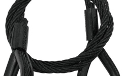Coardă de siguranță Eurolite Steel Rope (SC) 600x3mm black with thimbles