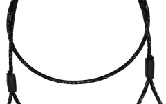 Coardă de siguranță Eurolite Steel Rope (SC) 900x4mm black without quick link